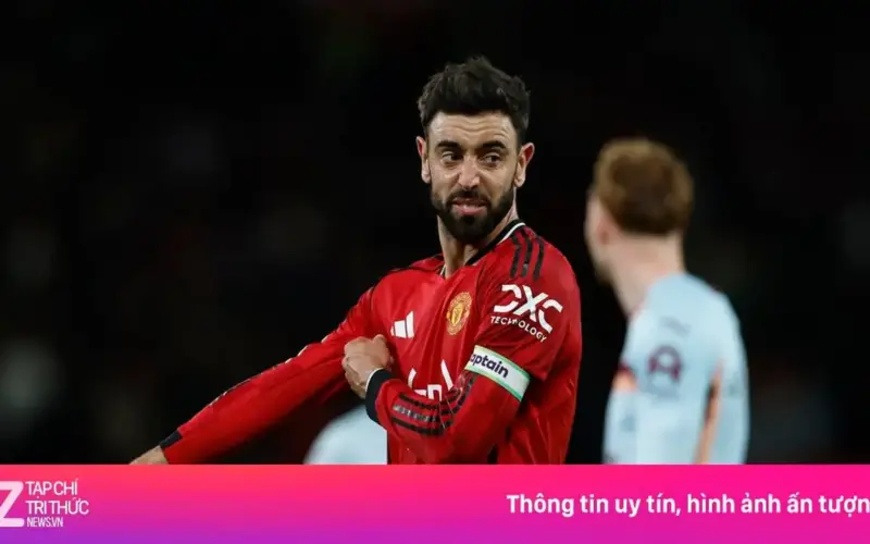 برونو فرنانديز يصل إلى قمة الدوري الإنجليزي الممتاز.